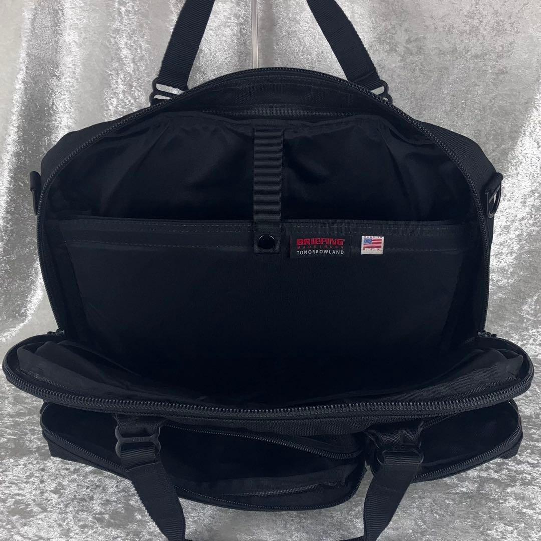 完売品 美品 ブリーフィング トゥモローランド別注 A4ライナー ブラック 通勤