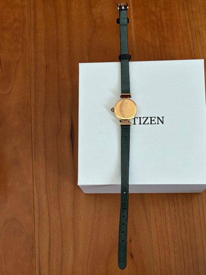 お値下げしました※キー　CITIZEN kii ゴールド ブラック レザー時計