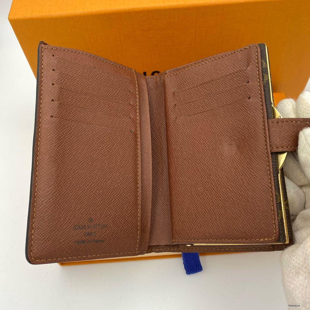 新型❣️ ルイヴィトン モノグラム ヴィエノワ がま口 折り財布