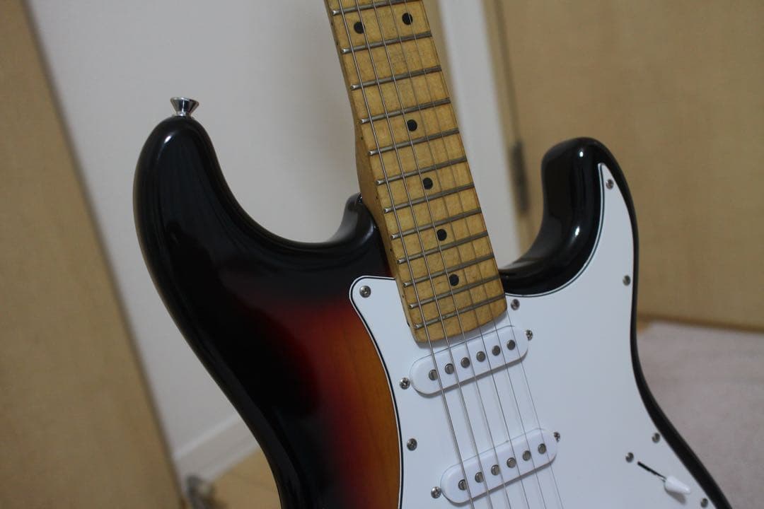 STー57 ジョンフルシアンテ風カスタム　バリ虎杢ネック　コンポーネントギター