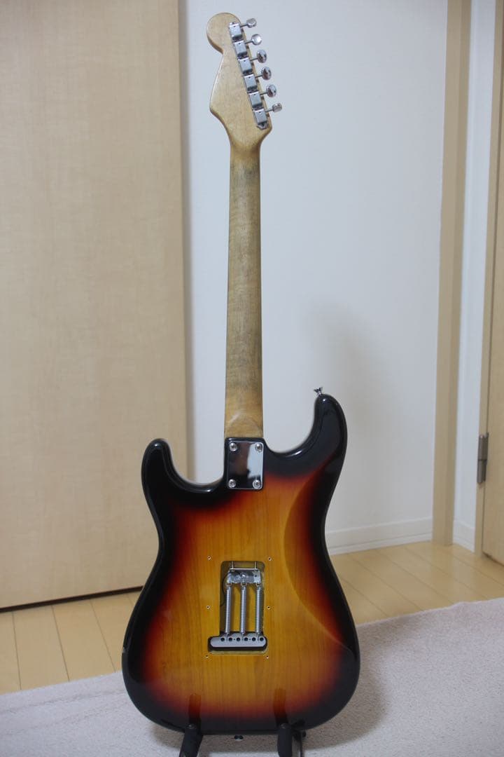 STー57 ジョンフルシアンテ風カスタム　バリ虎杢ネック　コンポーネントギター