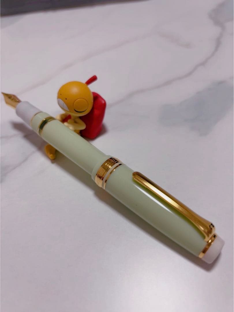 ポエジー文房具オリジナル万年筆　新芽　太字