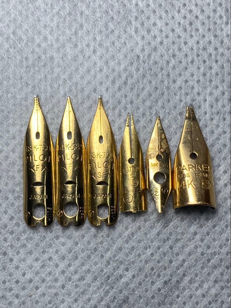 No.107 金無垢18K 0.50g 14k 1.10g 金 24K 純金