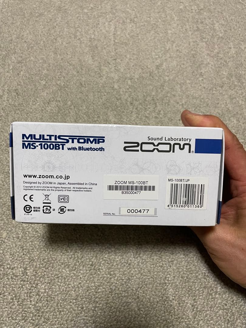 【美品】ZOOM MS-100BT ギターエフェクター
