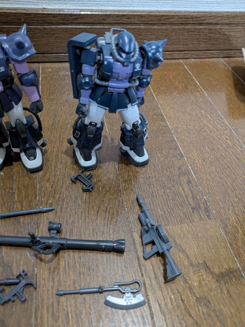 プラモデル ガンダム　ガンプラ　オリジン　HG 高機動型ザク　ジャンク 他　武器