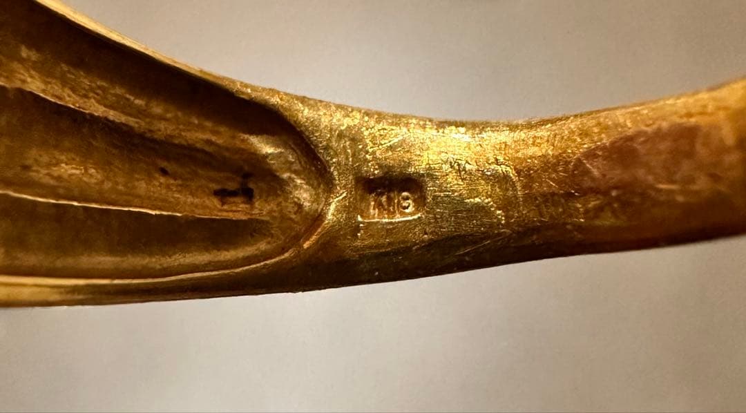 いよちゃん　k18 リング 約5.2g 指輪 メンズ レディース 金