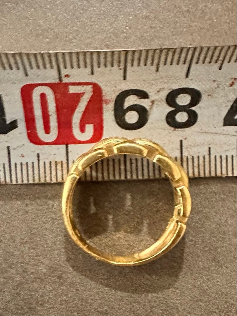 いよちゃん　k18 リング 約5.2g 指輪 メンズ レディース 金