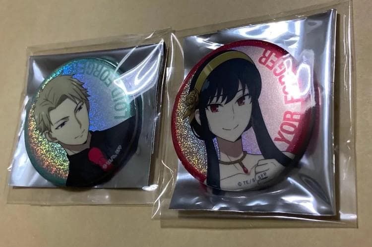 スパイファミリー　ジャンプフェスタ2024　ローソン　缶バッジ ロイド　ヨル