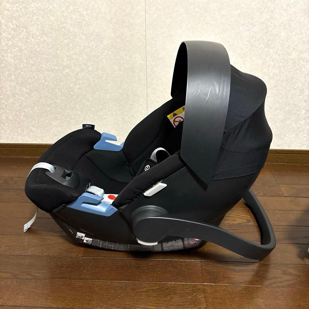 【美品】サイベックス エイトン ベースセット ISOFIX 新生児OK