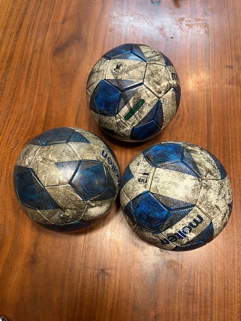 FIFA認証 モルテンサッカーボール　3球セット　5号球