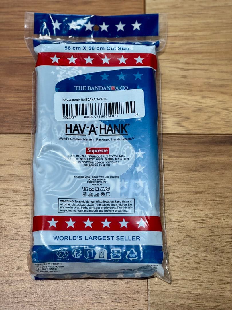 【新品・未使用】Supreme Hav-A-Hank バンダナ シュプリーム