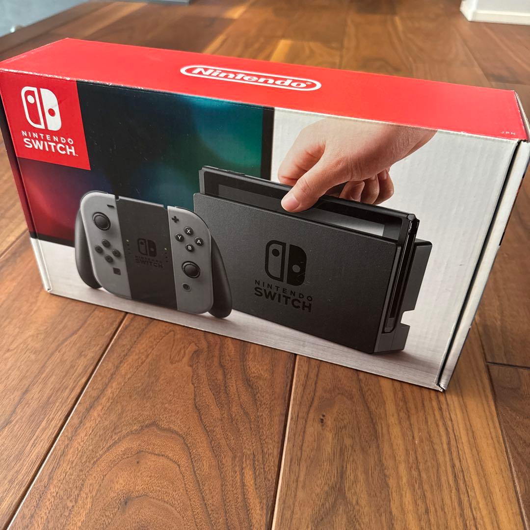 箱付き⭐︎美品　Nintendo Switch 本体 グレー コントローラー付き