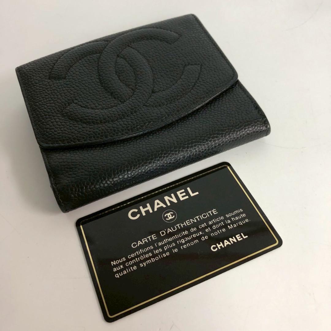CHANEL シャネル ココマーク 財布 ブラック レディース ブランド