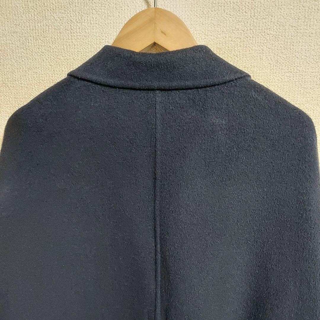 Deuxiemeclasse◇24AW◇ウールアンゴラ リバーコート◇ネイビー