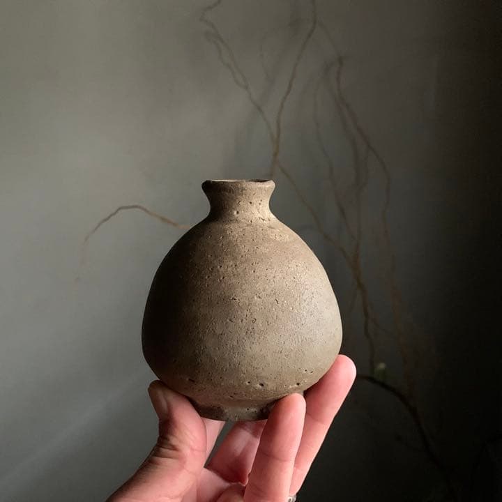 李朝 「かひらぎ」 徳利　井戸手 古美術 古道具 アンティーク 朝鮮美術