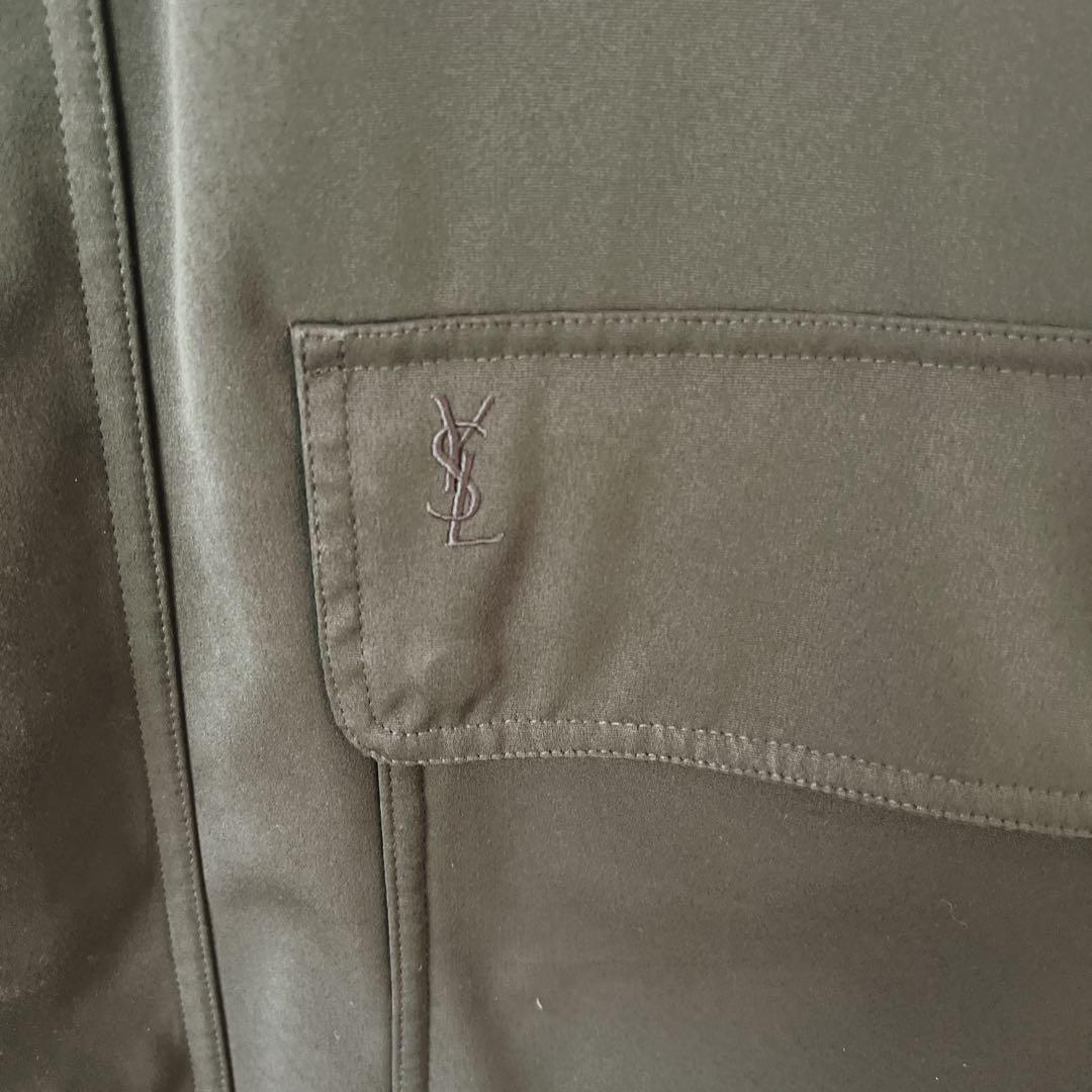 プ*で様 イヴサンローラン　ヴィンテージ　スタンドカラー　ジャケット　M メンズ