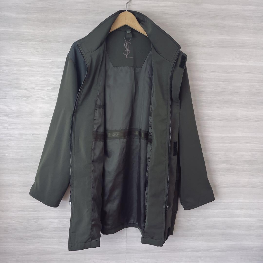 プ*で様 イヴサンローラン　ヴィンテージ　スタンドカラー　ジャケット　M メンズ
