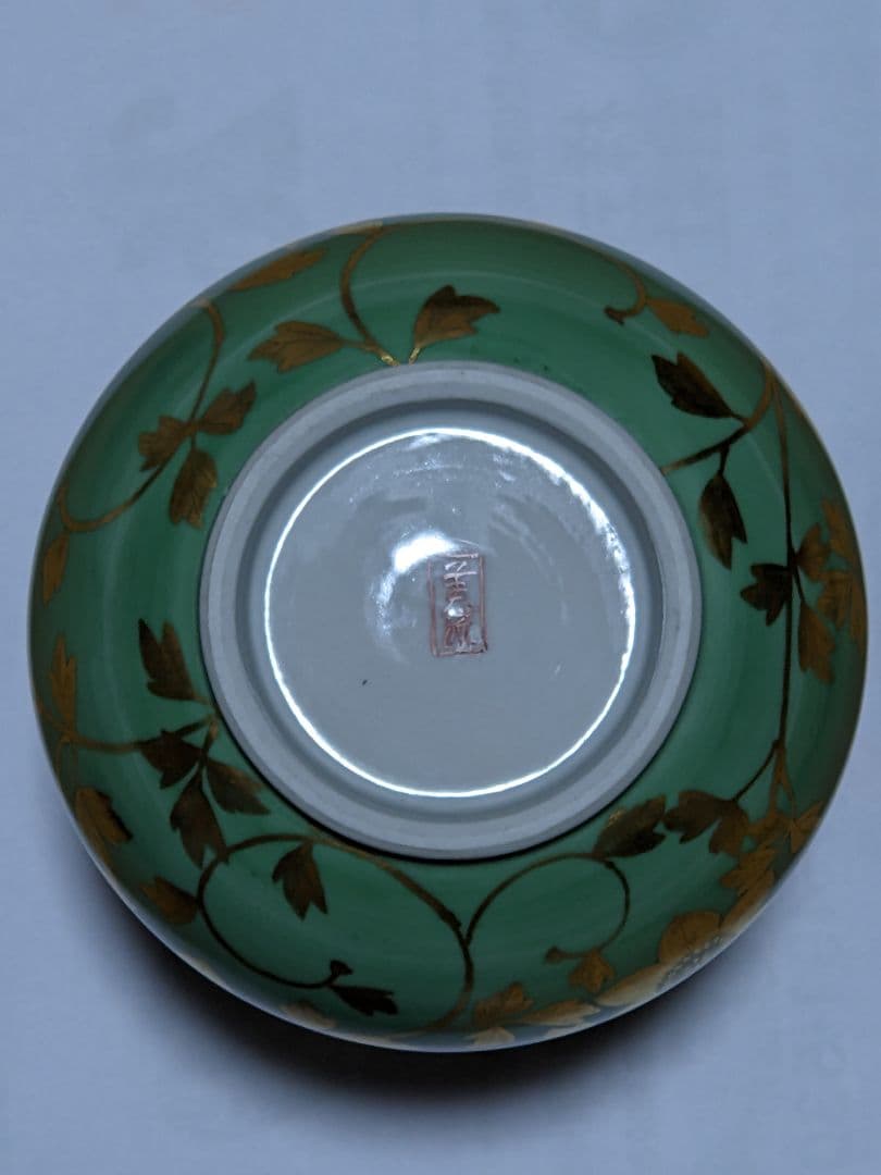 ⭐九谷焼重鎮 名工 吉田美統 人間国宝 金彩絵付 花器 花活 置物飾り 骨董品