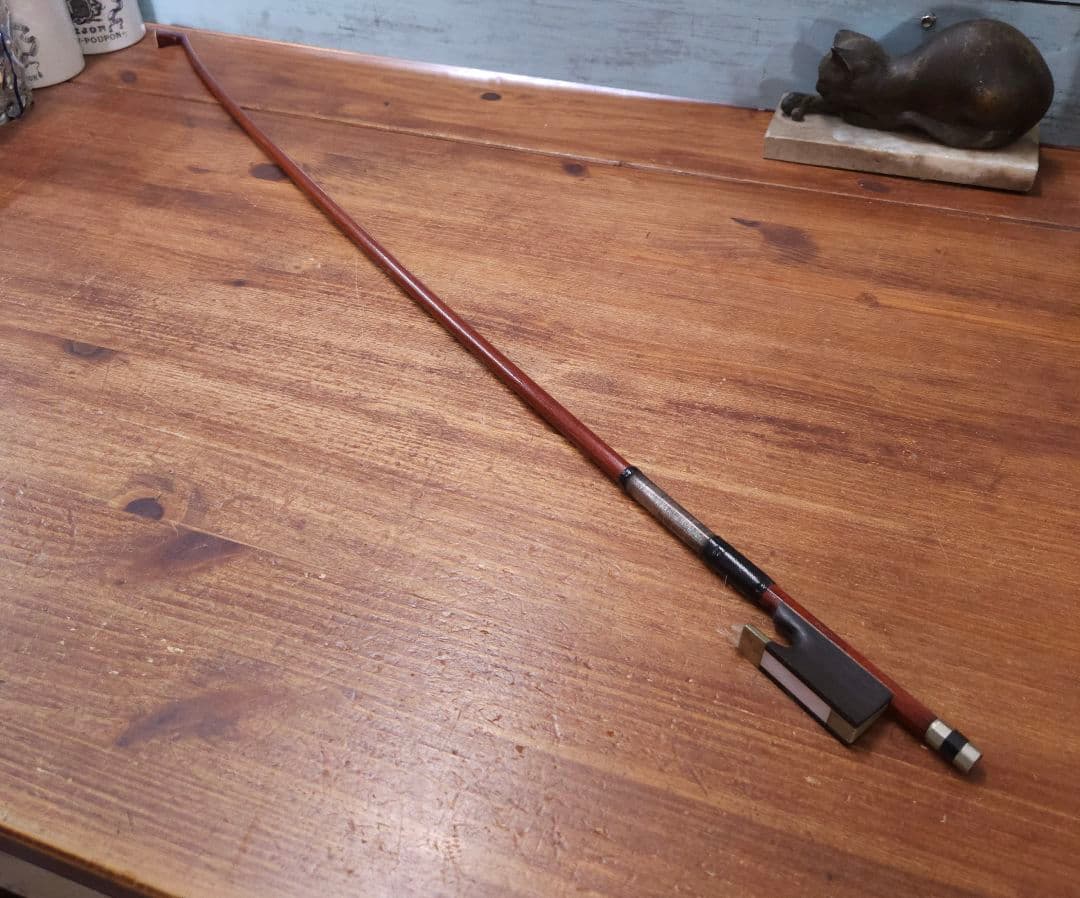 バイオリン 弓 T.SUGITO 杉藤 全長74㎝ 音楽/弦楽器