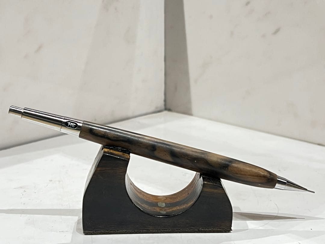 タラ 　pg5+木軸セット　黒柿透明スタビ