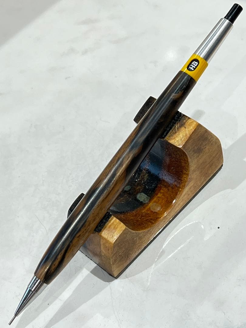 タラ 　pg5+木軸セット　黒柿透明スタビ