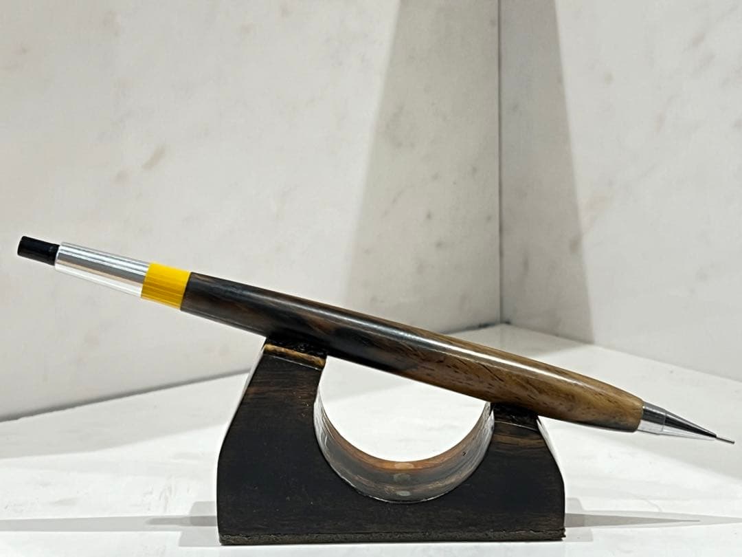 タラ 　pg5+木軸セット　黒柿透明スタビ