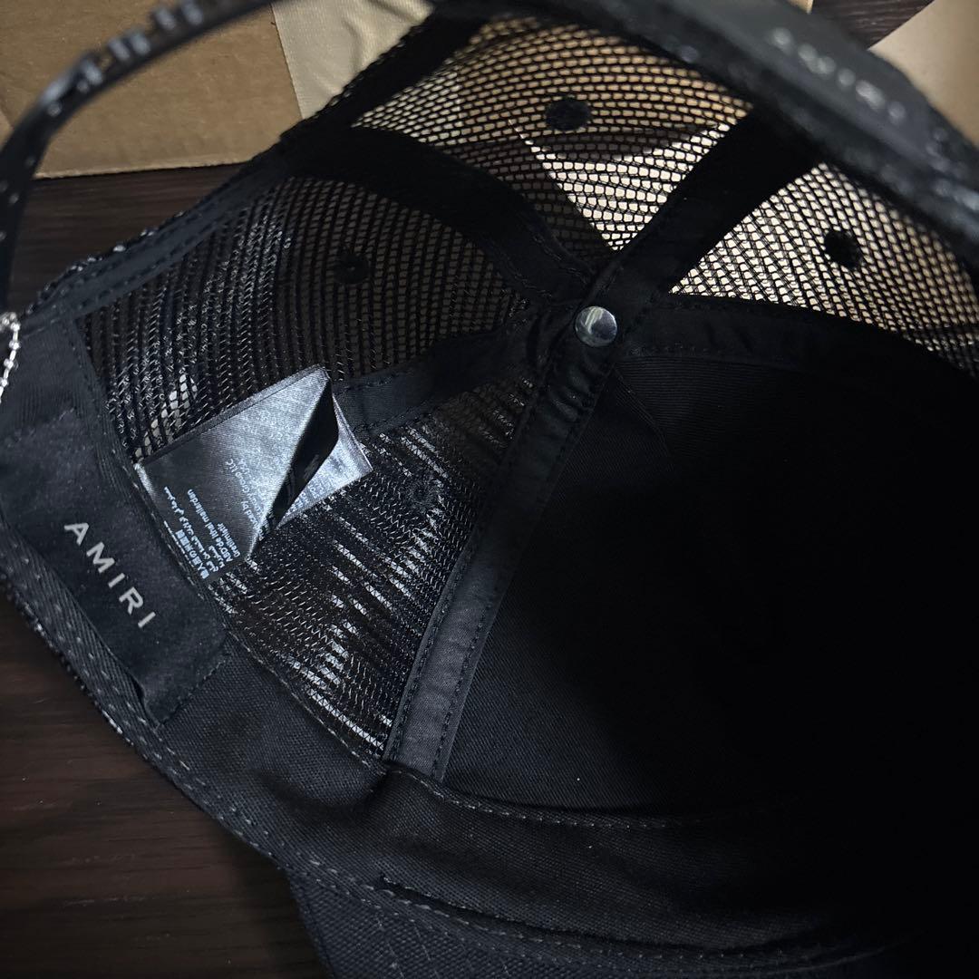 【値下げ可能!】新品未使用 AMIRI メッシュ キャップ 確実正規品