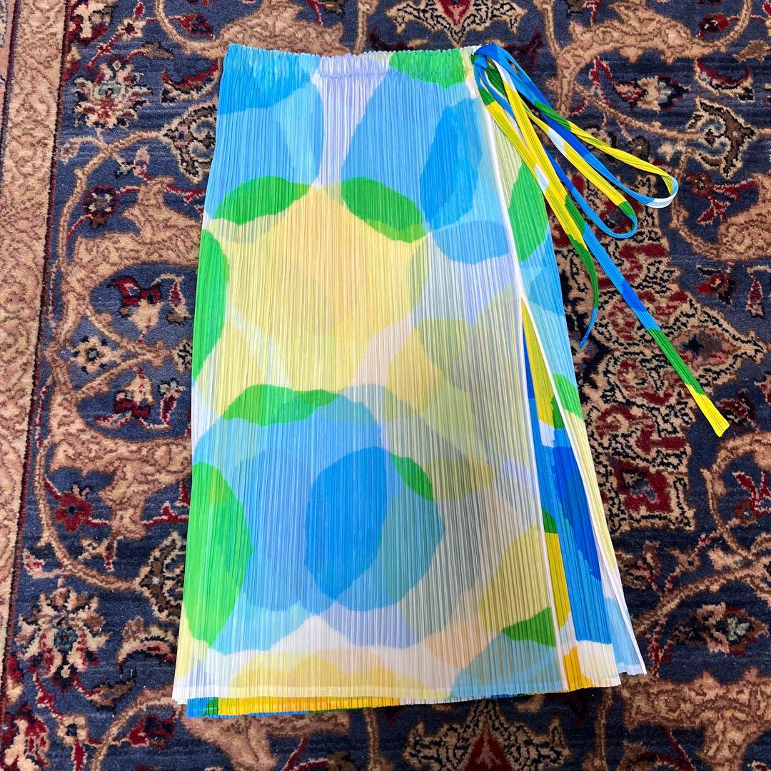 PLEATS PLEASE ISSEY MIYAKE 水玉二重重ねスカート