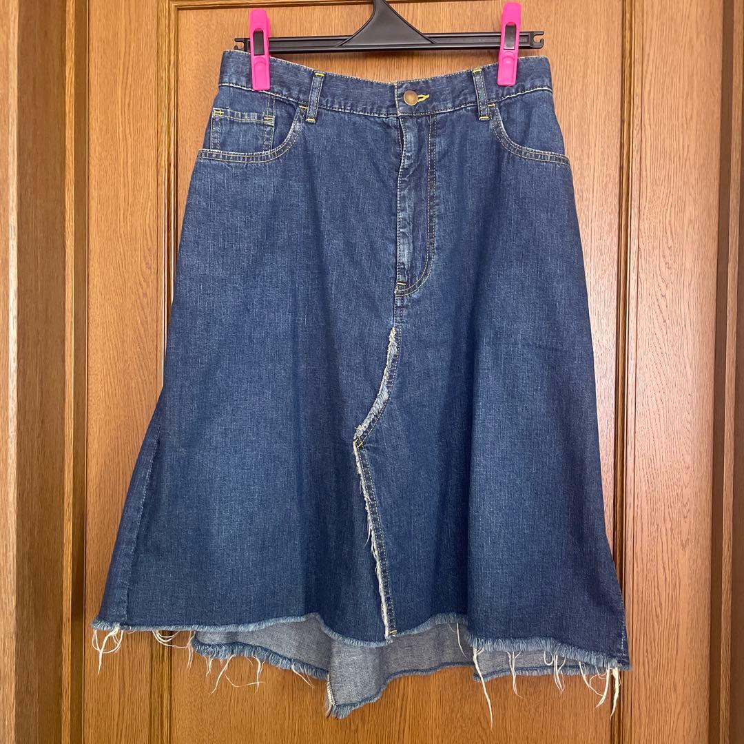 MADISONBLUE 5POCKET REMAKE A-LINE SK デニム