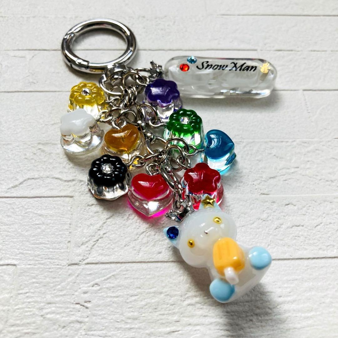 蜜柑ページMan、SixTONES名入れチャームレジンキーホルダー