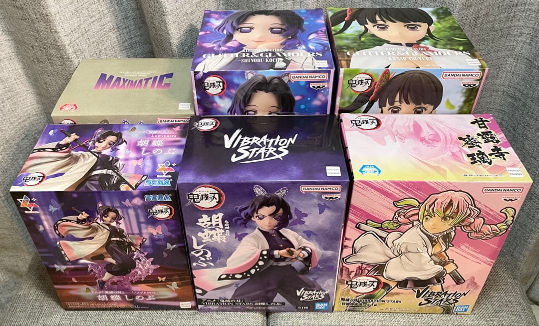 鬼滅の刃 胡蝶しのぶ 栗花落カナヲ 甘露寺蜜璃 フィギュア6個セット