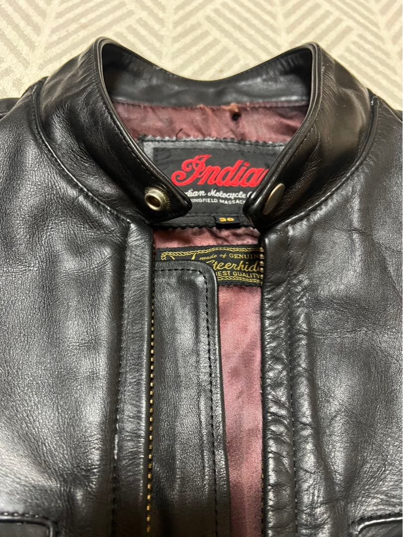 Indian レザージャケット サイズ38