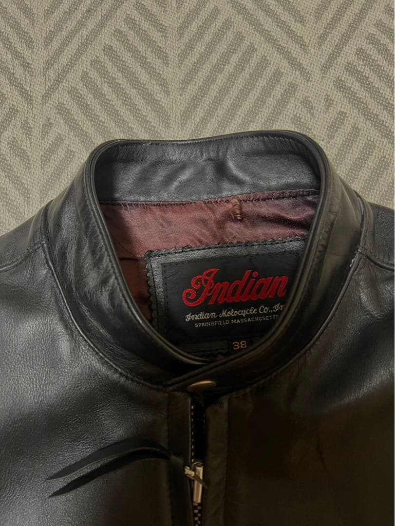 Indian レザージャケット サイズ38