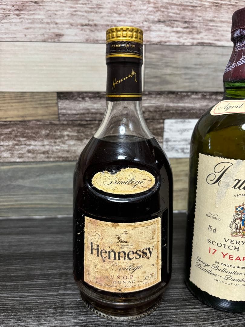 古酒3本セットHennessy Ballantine's 17年 SR