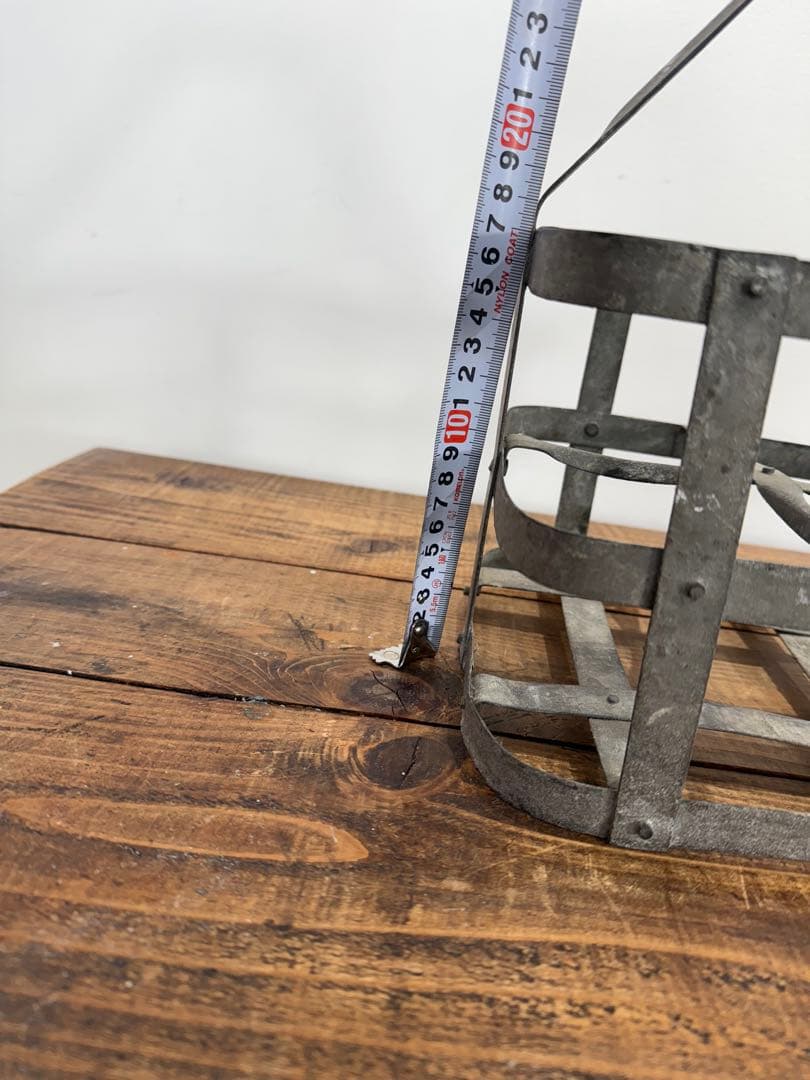 フランスアンティーク ワインラック ワインホルダー 6本 木製ハンドル