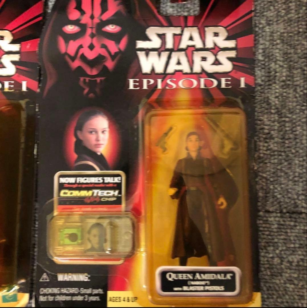 スター・ウォーズ エピソード1 フィギュアセット18個、ファルコン