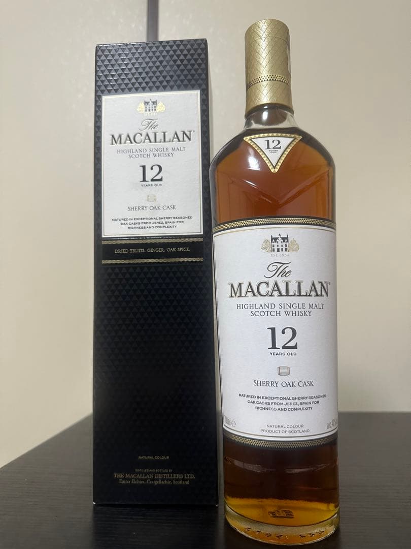 新品The Macallan12Years Old SherryOak Cask