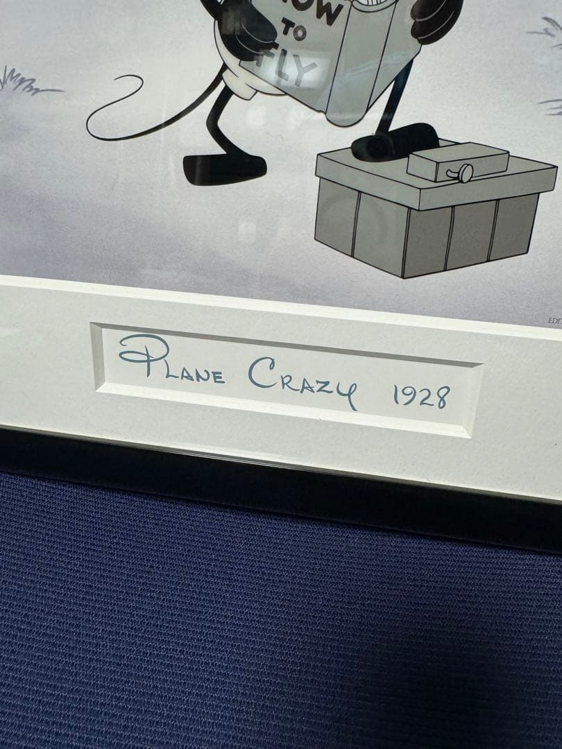 ディズニー セル画 Plane Crazy 1928