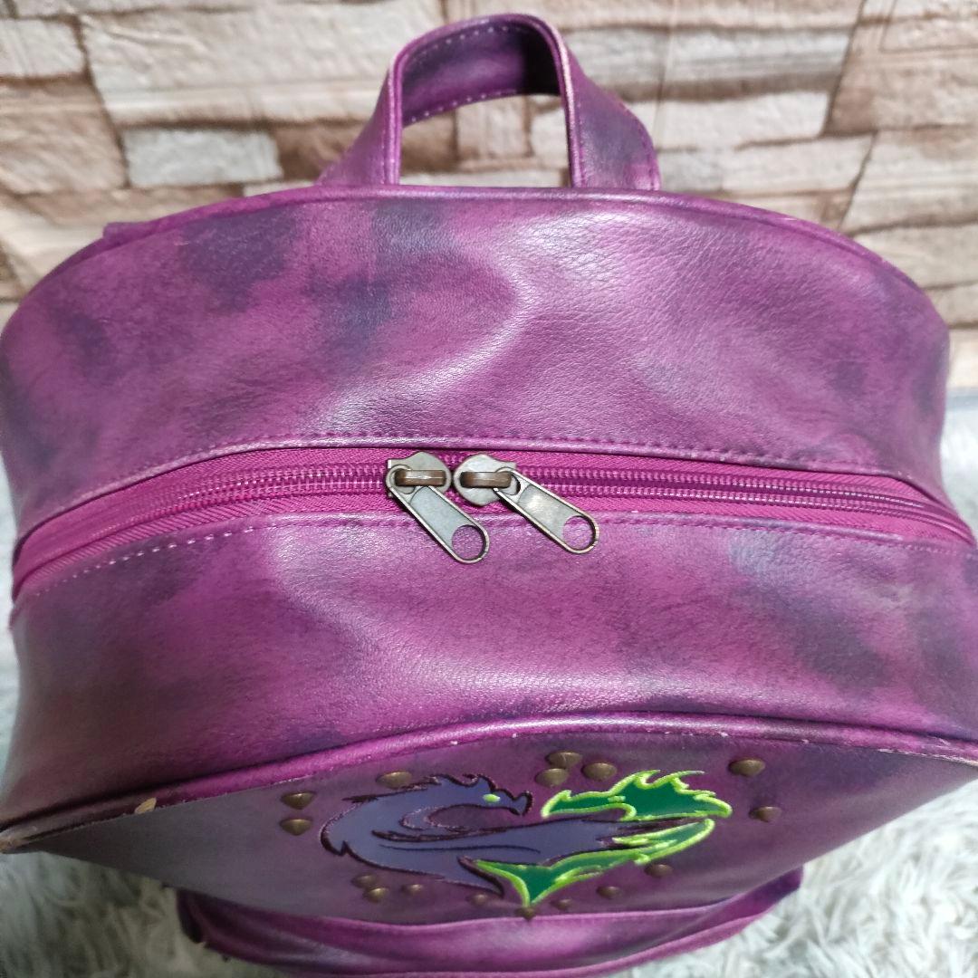 ディズニーストア ディセンダント バックパック　ヴィランズ　マル　リュック　紫