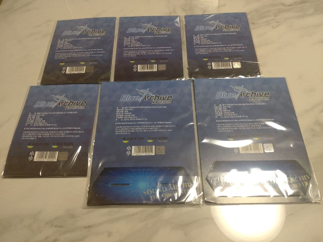 【韓国限定】ブルーアーカイブ サウンドアーカイブ【全種】アクリルスタンド
