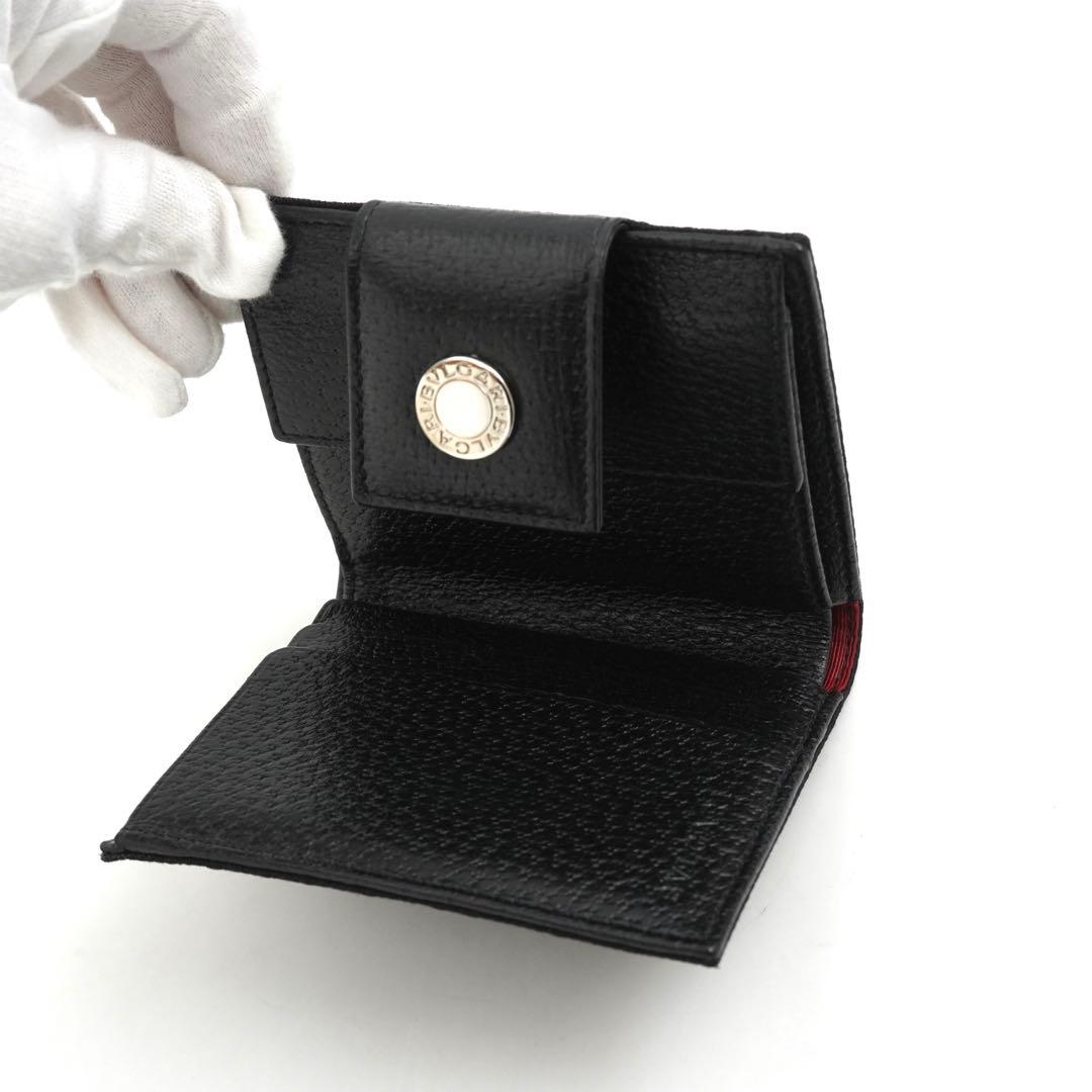 ✨プレゼント梱包✨　BVLGARI ミニ財布　ロゴマニア　ビーゼロワン