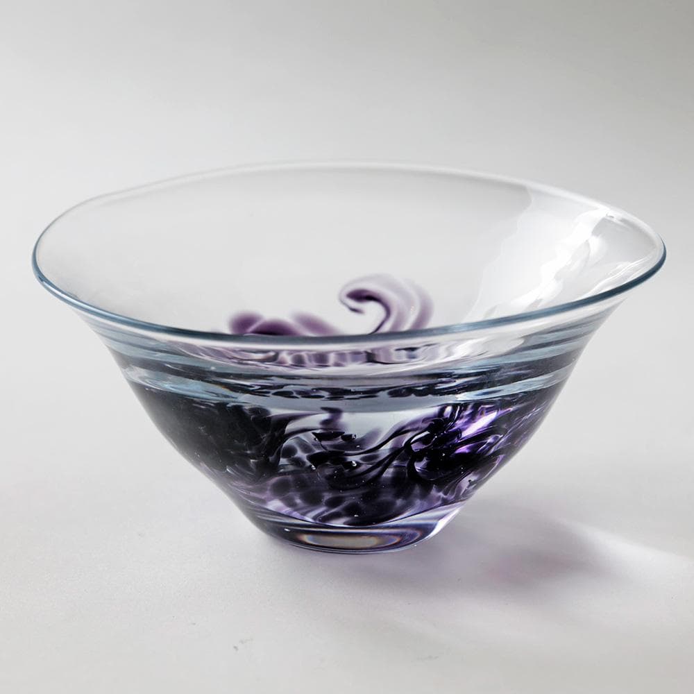 美品 ガラス 茶碗 抹茶椀 茶道具 工芸ガラス ガラスオブジェ