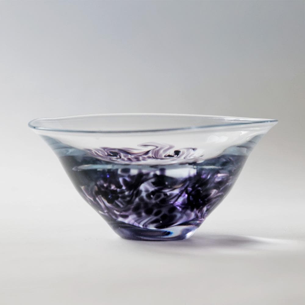 美品 ガラス 茶碗 抹茶椀 茶道具 工芸ガラス ガラスオブジェ