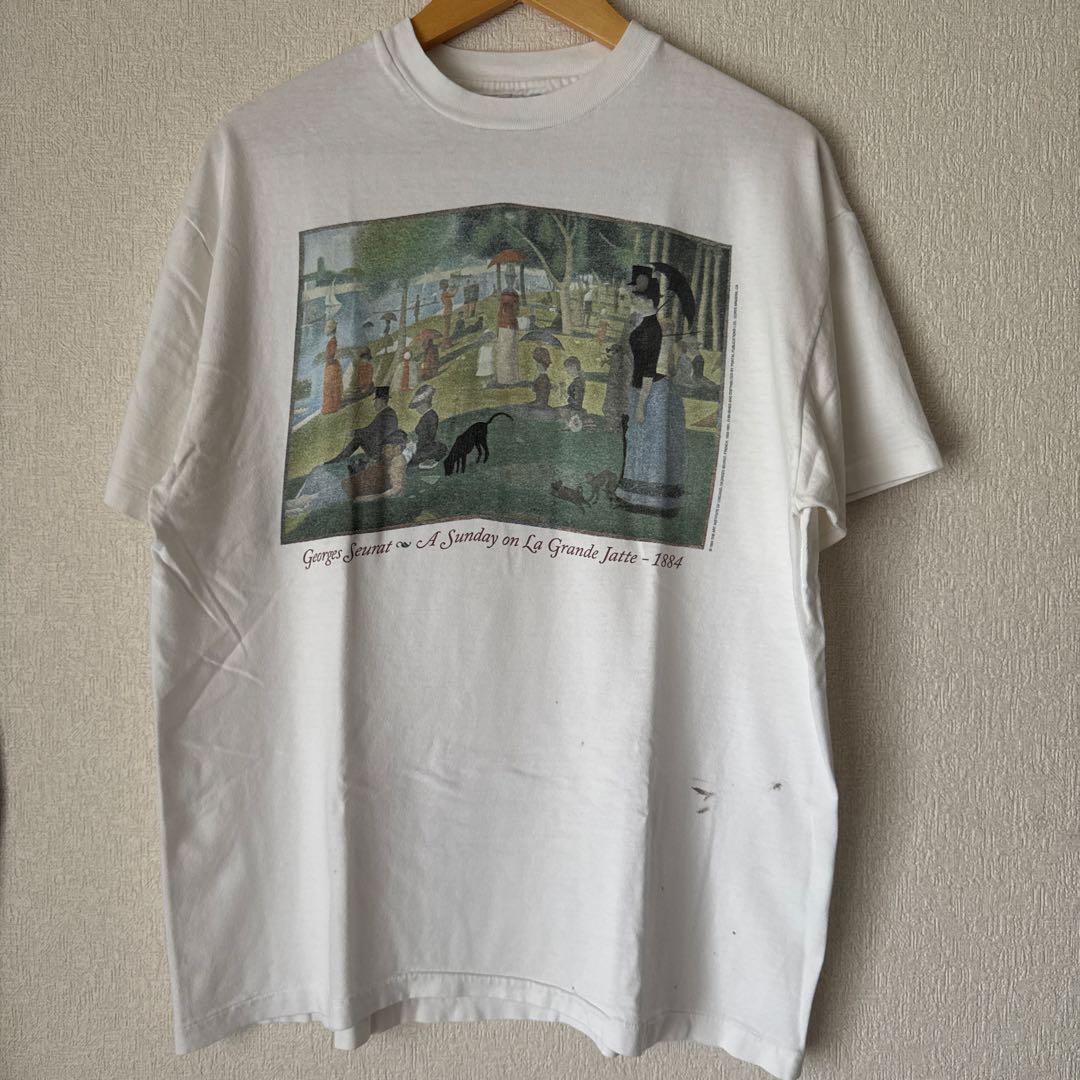 90s es Seurat アートTシャツ