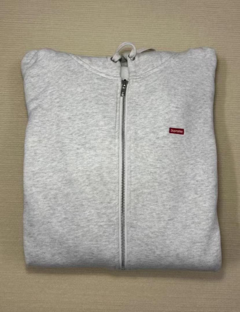 Supreme スモールボックスロゴ ジップアップ フーディー