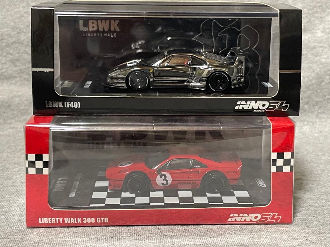 イノモデル 1/64 ミニカー2台セット