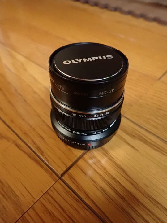 【美品】 OLYMPUS 広角単焦点レンズ12mm F2.0 ＋レンズフィルター