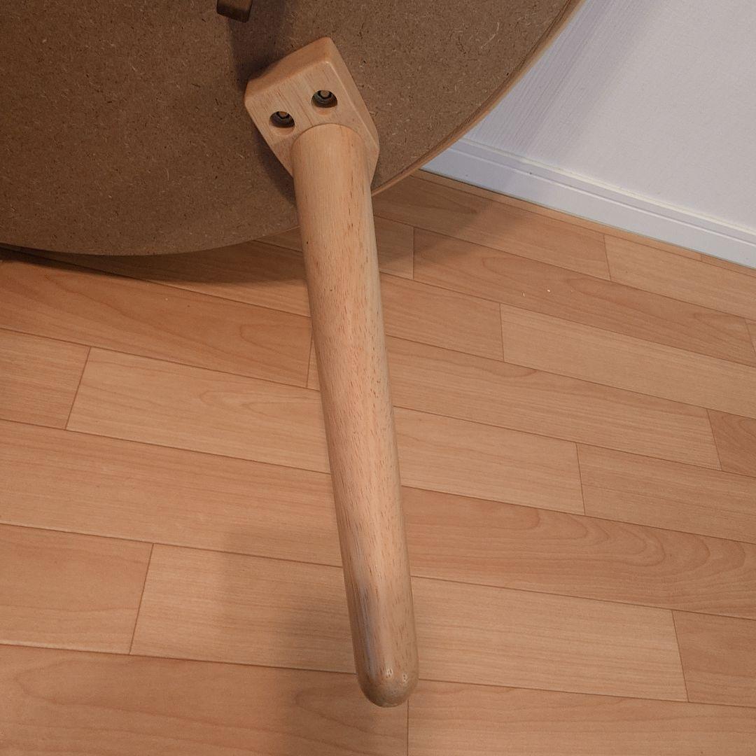 こたつ　木製テーブル 楕円型　ナチュラルウッド　リビングテーブル