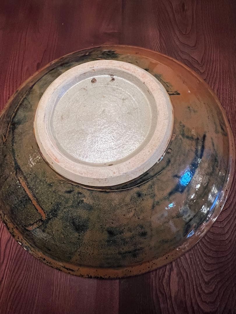 人間国宝、濱田庄司の息子、濱田晋作の大皿