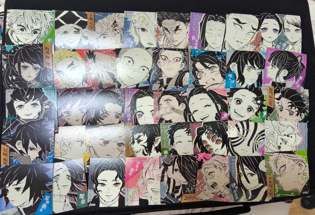 鬼滅の刃　スクエアステッカーコレクション　第1弾　コンプ40点